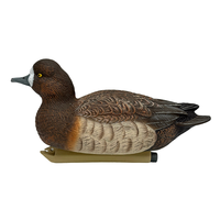 Décoration de jardin réaliste, écologique, résistante à l'eau, style canard flottant bleu en HDPE