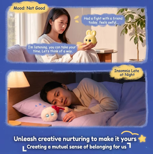 Giocattoli Educativi AI Curiosi con App ChatGPT, Dialogo Vocale Multilingue, Connessione Wi-Fi, Bambola Morbida per Adulti, Gioco Antistress - Product Image 6