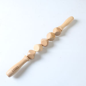 Maßgefertigtes Holz-Guasha-Massage-Werkzeug Kopfhautmassagegerät Ganzkörper-Muskelschmerz-Linderung Therapie Holztherapie Massage-Werkzeugset - Product Image 3