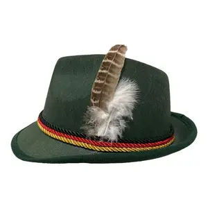 성인 펠트 스위스 독일 알파인 바이에른 옥토버 페스트 모자 모자