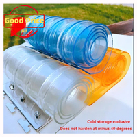 Cortinas soldadas de PVC de 3mm de espesor Protección ocular transparente suave Servicio de corte personalizado resistente industrial