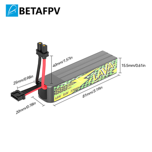 Batterie BETAFPV LAVA II 3S 580mAh/680mAh 95C avec connecteur XT30 pour Pavo <span class=keywords><strong>Pico</strong></span> II, Pavo Femto, Pavo20 Pro II FPV Racing - Product Image 4