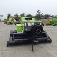 Machine à cueillir et à presser la paille de blé et de maïs, presse à balles carrées de type tracteur, machine à broyer et à presser le foin carré pour tracteurs