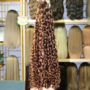 Extensiones de Cabello Humano Virgen Vietnamita Rumoon RM Grado 12A, Doble Trama, Tejido a Máquina, Ondulado/Corrugado/Rizado, Todos los Colores - Product Image 3