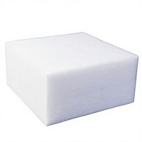 Bloc de mousse blanche en fibre de polyester, plaque d'absorption acoustique pour mur et plafond de bureau