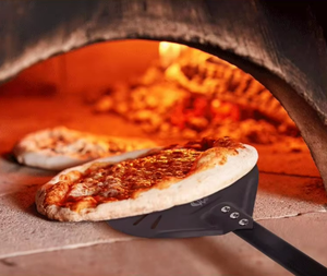 Caldo-vendita per uso domestico perforato Film duro in metallo ispessito forno Flipping buccia di trasferimento per la produzione di <span class=keywords><strong>Pizza</strong></span> - Product Image 6