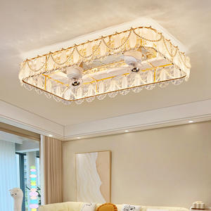 Lámpara colgante LED moderna de alta calidad, 5 cuchillas, iluminación decorativa de vidrio con Control remoto de CA para restaurante, sala de estar - Product Image 3