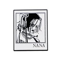 5 styles de badges en métal émaillé souple de haute qualité, motif Fille Blanche Élégante et Déesse Distante, pour fabricants en gros