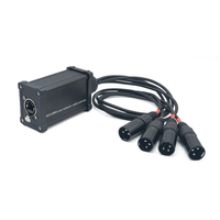 Câble Réseau Cat6 DMX512 XLR vers RJ45 Ethercon 4 Canaux pour Éclairage Scénique