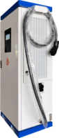 Solution EV Robuste 300kW Double Pistolet Chargeur Rapide DC pour Véhicules Électriques CCS2 Large Plage de Tension de Sortie 200 à 1000V Borne de Recharge au Sol