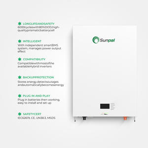 Sistema Híbrido Solar Fotovoltaico de 5000W, Sistema de Almacenamiento de Energía Solar para el Hogar, Fuera de la Red, Conjunto Completo SP12KW3-HY - Product Image 2