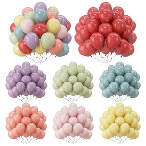 100 ballons en latex mat de 5 pouces, épais, écologiques, couleurs personnalisées pour les décorations de fête d'anniversaire et de Thanksgiving - Product Image 6