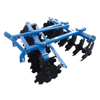 Herse à disques légère haute productivité avec roulement, largeur de travail 1300 mm, pour tracteur 15-18 CV, certifiée, en bois