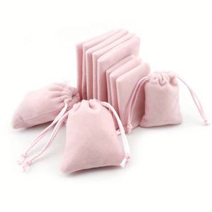 Eco-Friendly 10x12cm Jewelry <b>Bags</b> Wholesale Soft Velvet Gift Packaging <b>Drawstring</b> Pouch <b>Makeup</b> <b>Drawstring</b> <b>Bag</b> - Product Image 2