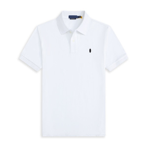 <span class=keywords><strong>Polo</strong></span> pour homme 100% coton, T-shirt à manches courtes avec col rabattu et petite broderie - Product Image 2