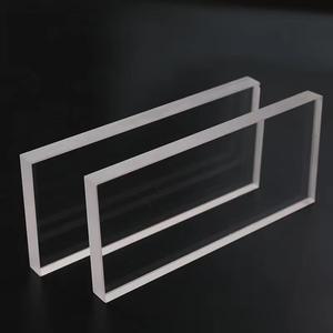 Alta trasmittanza ottica rotonda ad alta trasmissione di vetro di quarzo lastre di vetro di blocco di silice fuso - Product Image 2