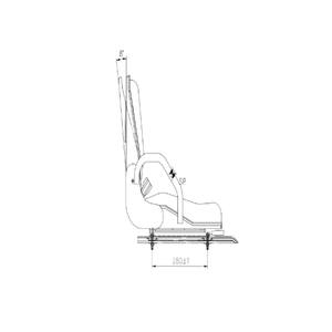 Siège de chariot élévateur Bobcat Doosan D20NXP D25NXP D30NXP, d'origine usine, pour utilisation assise, fabriqué en usine - Product Image 2