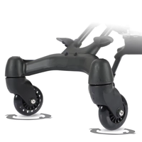 Poussette bébé pliable et légère en lin, format avion, pour les voyages et l'usage quotidien jusqu'à 20 kg, cadeau idéal pour nouveau-né