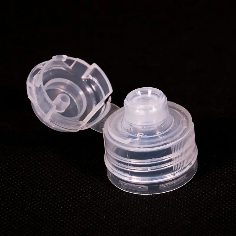 1881 Cover Lid 28/400mm Neck Finished Flip Top Dispensing Closure Silicone Valve Cap For Honey Sauce Ketchup