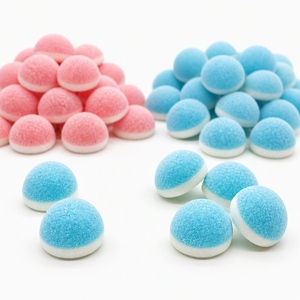 Caramelle Gommose Svedesi Gusto Fragola Mirtillo Vegane Senza Gelatina Certificato Halal Conformi US EU Mix Dolce - Product Image 1