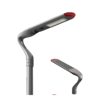 Lampe de rue LED extérieure 30W, lampe de jardin, lumière moderne élégante, PC aluminium IK08 L798XW208XH596MM