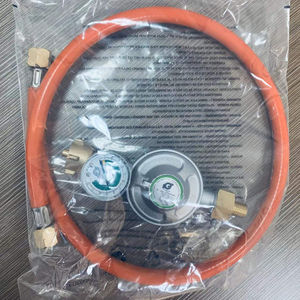 Piezas de parrilla de barbacoa para cocinar en casa de Alemania, regulador Manual de propano con medidor de presión, estructura de potencia Manual para <span class=keywords><strong>Gas</strong></span> - Product Image 1