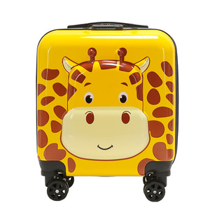 Wholesale 18 Inch Kids Cartoon <strong>Suitcase</strong> Mini Carry-On ABS +PC Luggage with Spinner Caster <strong>Lightweight</strong> Durable for Holiday Travel - Product Image 5