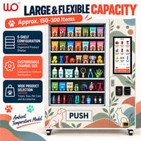 Distributeur Automatique Intelligent pour Animaux de Compagnie en Acier Inoxydable avec Écran Tactile, Capacité 200-300, Surveillance à Distance pour Nourriture, Jouets et Accessoires pour Animaux