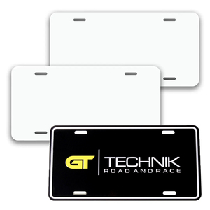 Tự Làm Cá Nhân In Ấn Truyền Nhiệt Xe Số Tấm Trắng Áo Thăng Hoa Giấy Phép Tấm Trống Nhôm Giấy Phép Tấm - Product Image 5