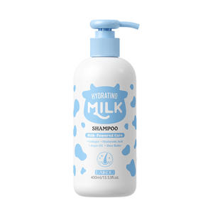 Shampoo hydratant pour <span class=keywords><strong>cheveux</strong></span> LAIKOU au lait de collagène et à l'huile d'argan, brillance, adieu la sécheresse, douceur soyeuse, shampooing de luxe 400 ml - Product Image 6