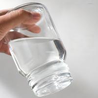 Stoples Penyimpanan Kopi, Rempah-rempah, Susu & Minyak Zaitun Kaca Transparan 200ml Kedap Udara, Food Grade, dengan Tutup Aluminium dan Logo Kustom