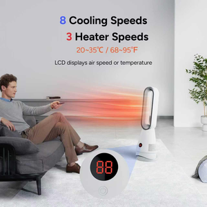 Ventilateur tour sans pales intelligent de haute qualité à télécommande, puissant, pour chambre et bureau, idéal pour l'été et la maison - Product Image 3