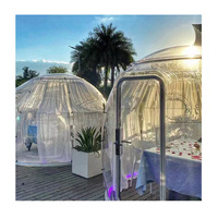 Tente de Camp à bulles, dôme de jardin extérieur, dosette imperméable, jardin, auvent, Gazebos, paravent, maison, air conditionné, tente à bulles
