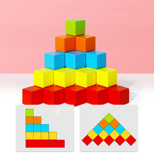 Giáo dục toán học hình học khối gỗ cho trẻ em - Product Image 4