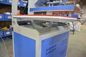 Mesin sublimasi pelat panas ganda 40*50 16*20 inci mesin tekanan panas hidrolik Label berlian garmen dengan penjajaran Laser - Product Image 4