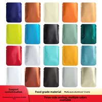Bonne qualité 3 côté joint Sachet Sachet emballage de thé PET VMPET PE échantillon Sachet pochette sac pour thé emballage stockage