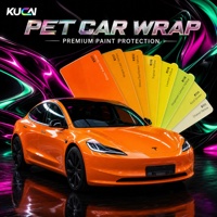 Film vinyle pour voiture KUCAI 1,52x17m Chameleon, effet diamant brillant, PET PVC, film de protection pour peinture automobile, film PVC