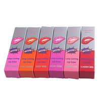 Livraison rapide Logo personnalisé Brillant à lèvres Noir rose Rouge Boîtes d'emballage personnalisées