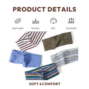 Diademas Tejidas Retro de Estilo Antiguo, Banda Ancha a Rayas de Color Sólido, Alta Elasticidad, Accesorio Casual para el Cabello, Otoño 2025, Origen Zhejiang - Product Image 2