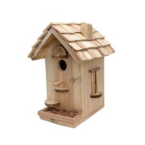 Mangeoire pour oiseaux, Pack plat en bois, perchoirs personnalisables, Kit de construction, travail du bois, pour enfants et adultes - Product Image 1