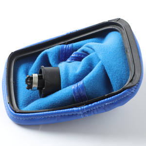 Couvre-levier de vitesses en cuir bleu FUXIN pour VW Golf 3 4 5 6 vitesses - Product Image 4