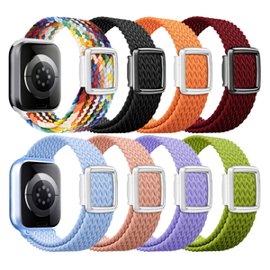 สายนาฬิกาไนลอนแฟชั่นสำหรับ <span class=keywords><strong>Apple</strong></span> Watch Series 11 10 46 มม. 42 มม. <span class=keywords><strong>SE</strong></span> 44 มม. 40 มม. Ultra 2 49 มม. Series 8 สายนาฬิกาสมาร์ทวอทช์สำหรับผู้ชาย - Product Image 1