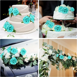 <span class=keywords><strong>Roses</strong></span> artificielles en mousse <span class=keywords><strong>de</strong></span> 8 cm en gros <span class=keywords><strong>avec</strong></span> feuilles et tiges pour la décoration <span class=keywords><strong>de</strong></span> mariage, d'anniversaire, <span class=keywords><strong>de</strong></span> scène, <span class=keywords><strong>bouquet</strong></span> <span class=keywords><strong>de</strong></span> <span class=keywords><strong>mariée</strong></span> - Product Image 6