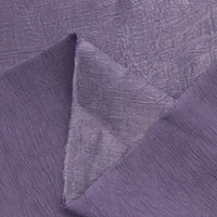 Tissu uni de haute qualité, léger, respirant, 100% polyester imitation acétate, crêpe de Dubaï, anti-rides, pour la mode féminine