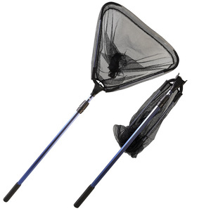 Prix d'usine, épuisette de pêche à la mouche pliable de 160 cm, 368 g, en alliage d'aluminium, pour carpe, <span class=keywords><strong>truite</strong></span>, manche long, épuisette en caoutchouc - Product Image 6