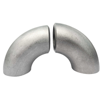 Coudes en acier inoxydable résistants à l'usure et durables ASME B16.9 SS304 SS316L pour l'industrie pétrochimique