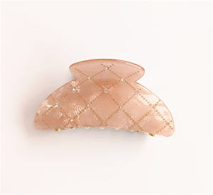 Pince à cheveux en acétate de haute qualité, pince à cheveux personnalisée pour femmes, avec strass, accessoires pour cheveux - Product Image 4