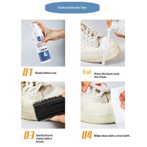 Espuma Limpadora de Tênis Removedor de Manchas Agente de Limpeza a Seco Portátil Limpeza Rápida Eficaz Kits de Cuidados com Calçados Tamanho Viagem - Product Image 5