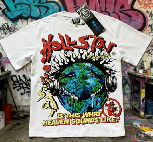 Clothing Manufacturers Casual Fashion Short-sleeved 100% Cotton Vintage Hell Star Printed Same Style Hell Star Men's T-shirt