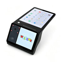 TPV Biométrico Sin Contacto con Reconocimiento de Palma para Clientes, con Android 14, Pantalla Dual de 8 Pulgadas, NFC y 4G para Comerciantes Móviles Z150P